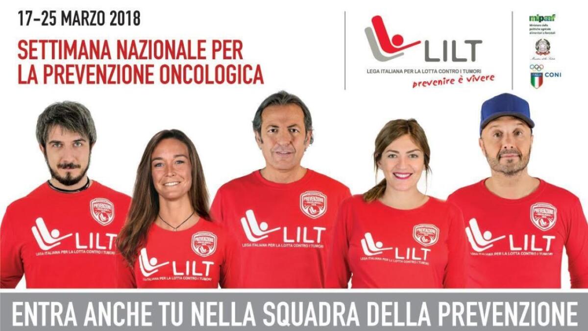 AL VIA LA 17° SETTIMANA PER LA PREVENZIONE ONCOLOGICA DELLA LILT - 