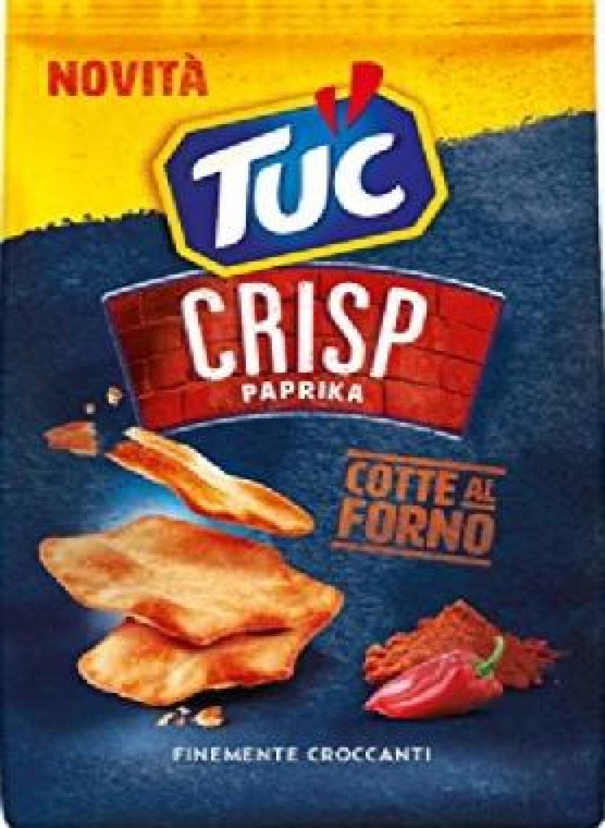 Tuc Crisp Paprika ritirati dai supermercati: presenza di senape nelle confezioni - 
