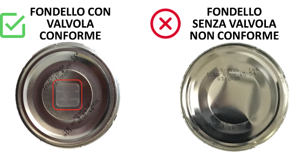 Illy richiama barattoli di caffè in grani, il coperchio potrebbe staccarsi bruscamente durante l'apertura