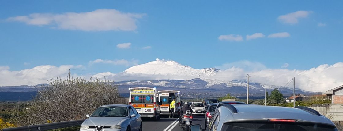INCIDENTE BIVIO RAGALNA, 2 FERITI - FOTO