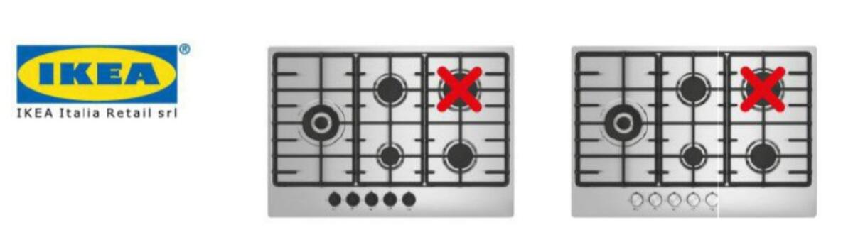 IKEA INFORMA I CLIENTI CHE È NECESSARIO RIPARARE IL PIANO COTTURA A GAS ELDSLÅGA, POICHÉ LE EMISSIONI DI CO SONO SUPERIORI AI LIMITI STABILITI DALL’UE - 