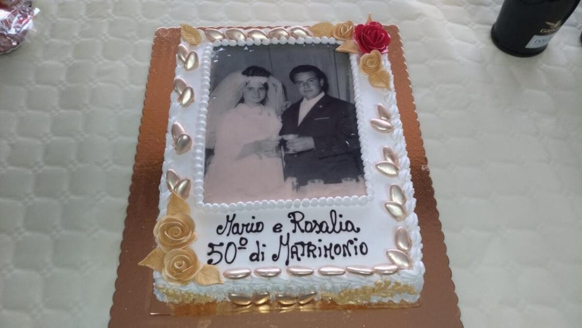 PATERNO': MARIO E ROSALIA DA 50 ANNI INSIEME - 