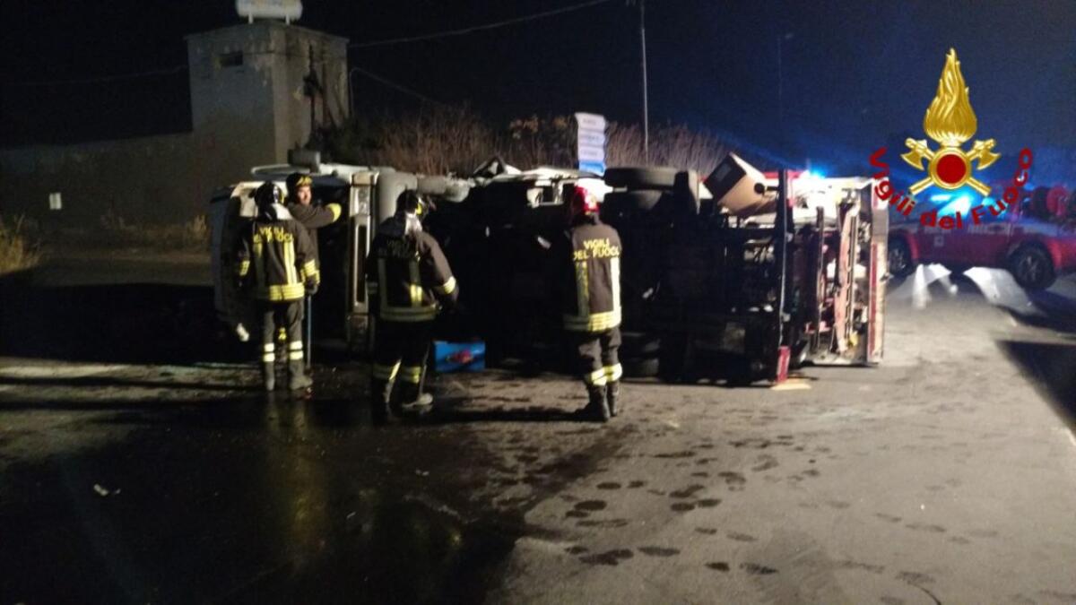 CATANIA: Grave incidente nella zona industriale - le foto - 