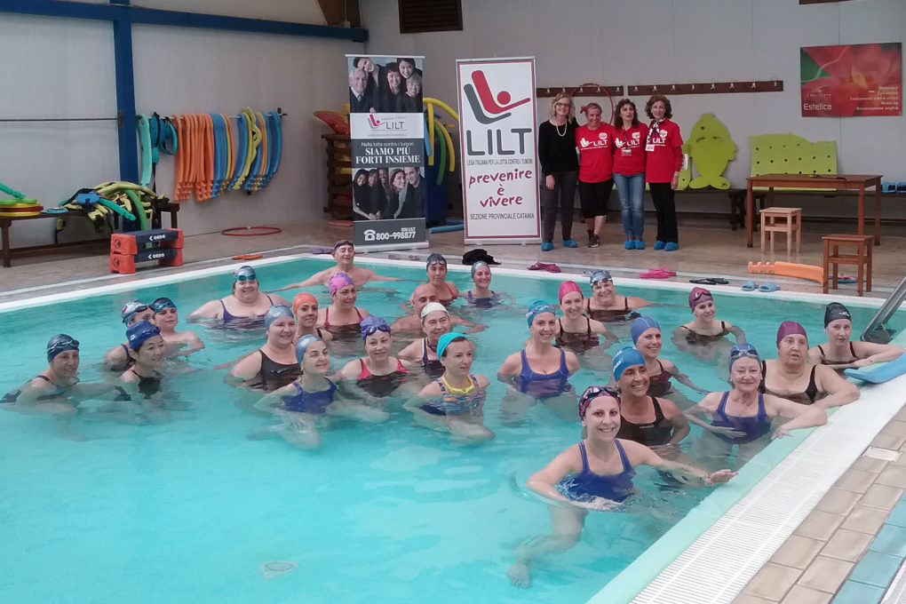 CATANIA: SABATO SCORSO “UN TUFFO NELLA PREVENZIONE” DELLA LILT