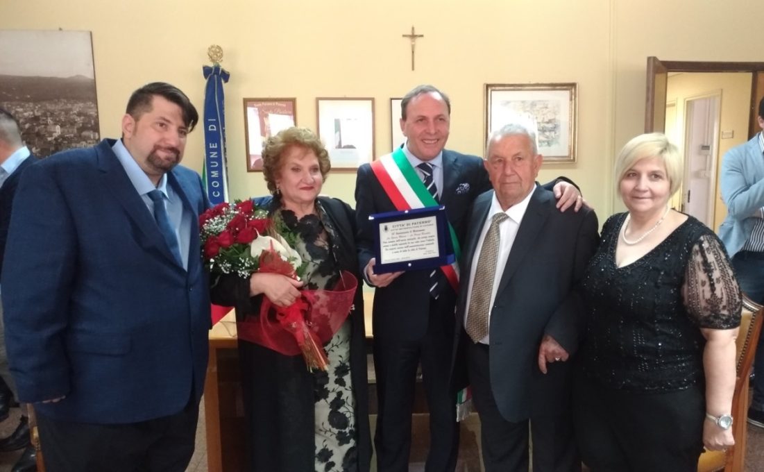 PATERNO': I 50 ANNI DI MATRIMONIO DI MARIO E ROSALIA