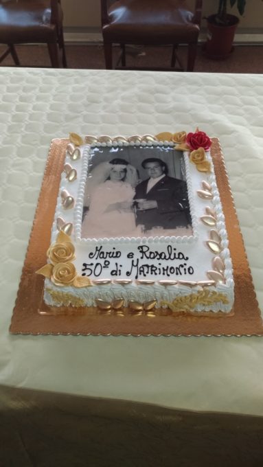 PATERNO': I 50 ANNI DI MATRIMONIO DI MARIO E ROSALIA