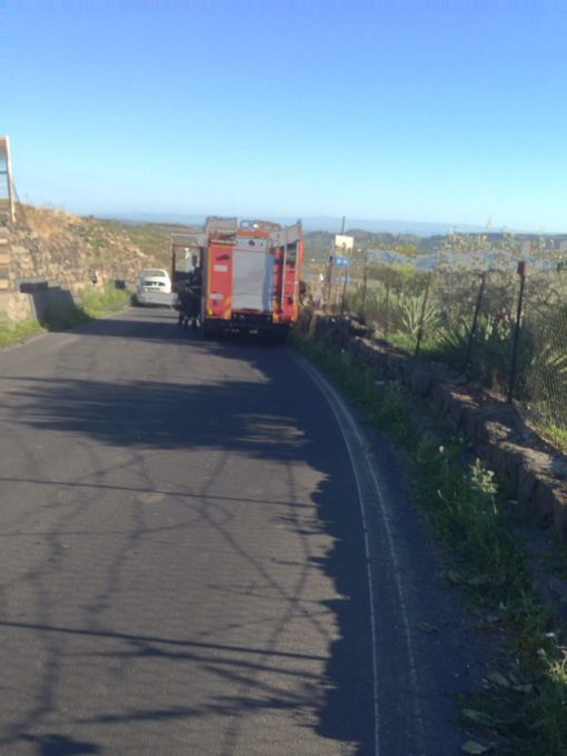 ADRANO: Incidente autonomo in moto, un ferito