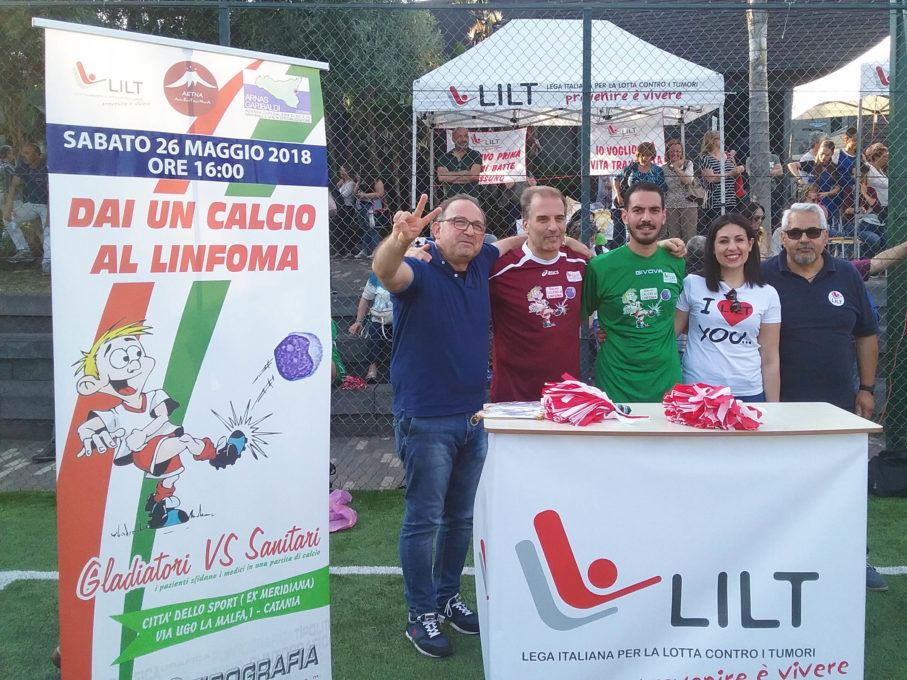 CATANIA: SABATO SCORSO LA QUINTA EDIZIONE DI "DAI UN CALCIO AL LINFOMA"