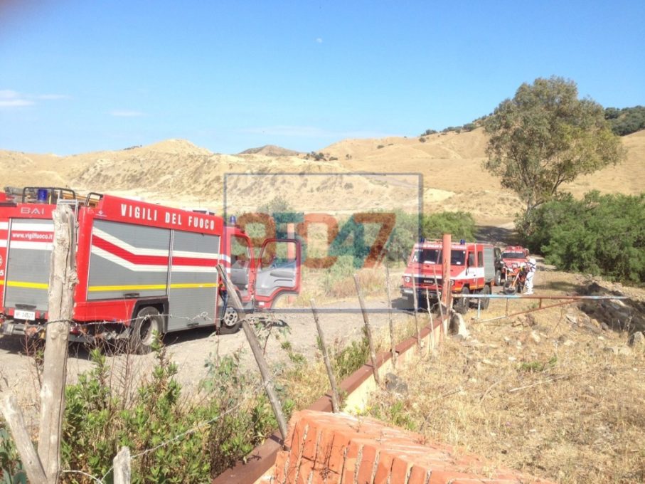 MISTERBIANCO: Motociclista finisce in fondo ad un dirupo, ferito