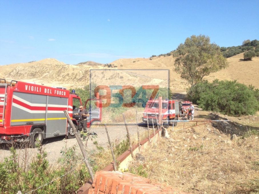 MISTERBIANCO: Motociclista finisce in fondo ad un dirupo, ferito