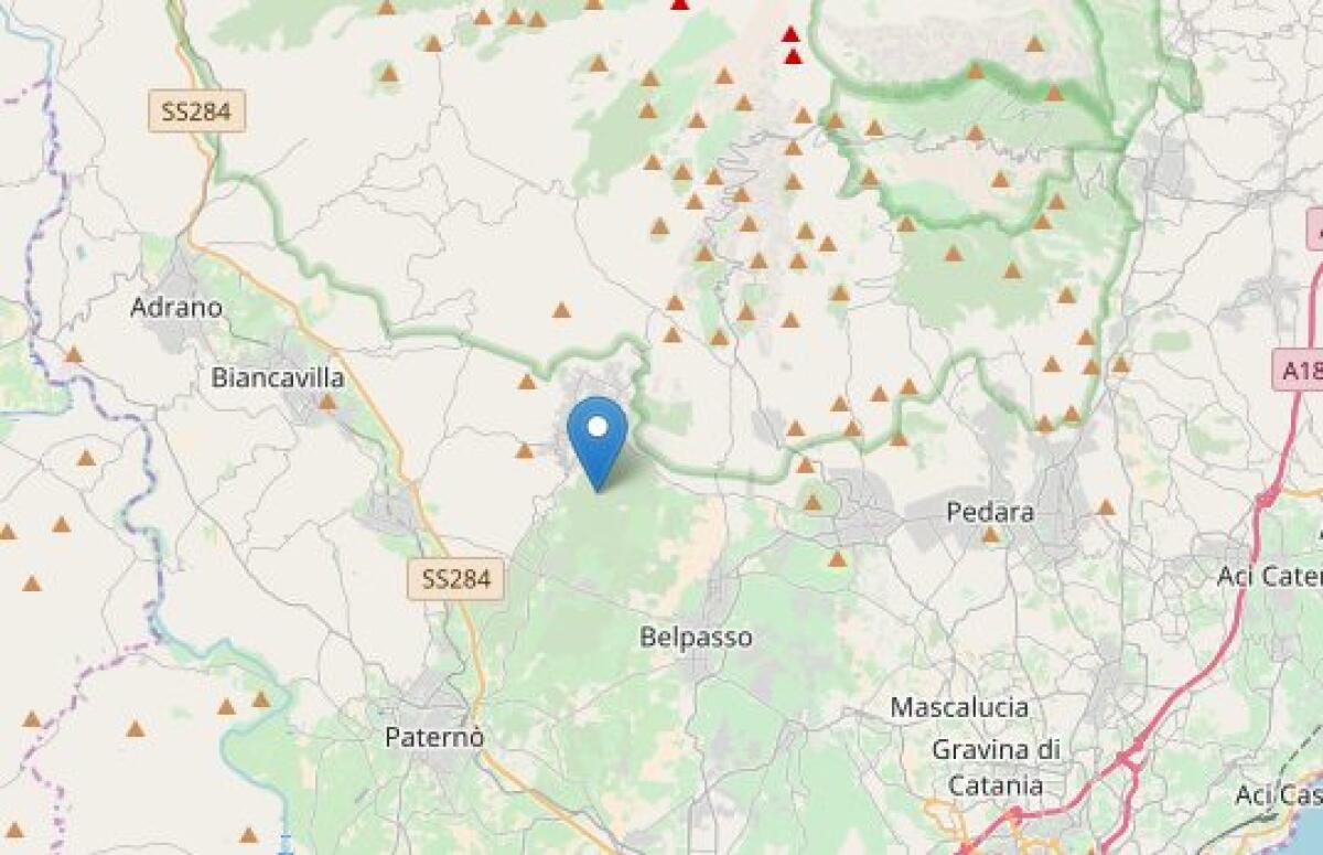 TERREMOTO DI MAGNITUDO 2.3 A RAGALNA, NESSUN DANNO - 