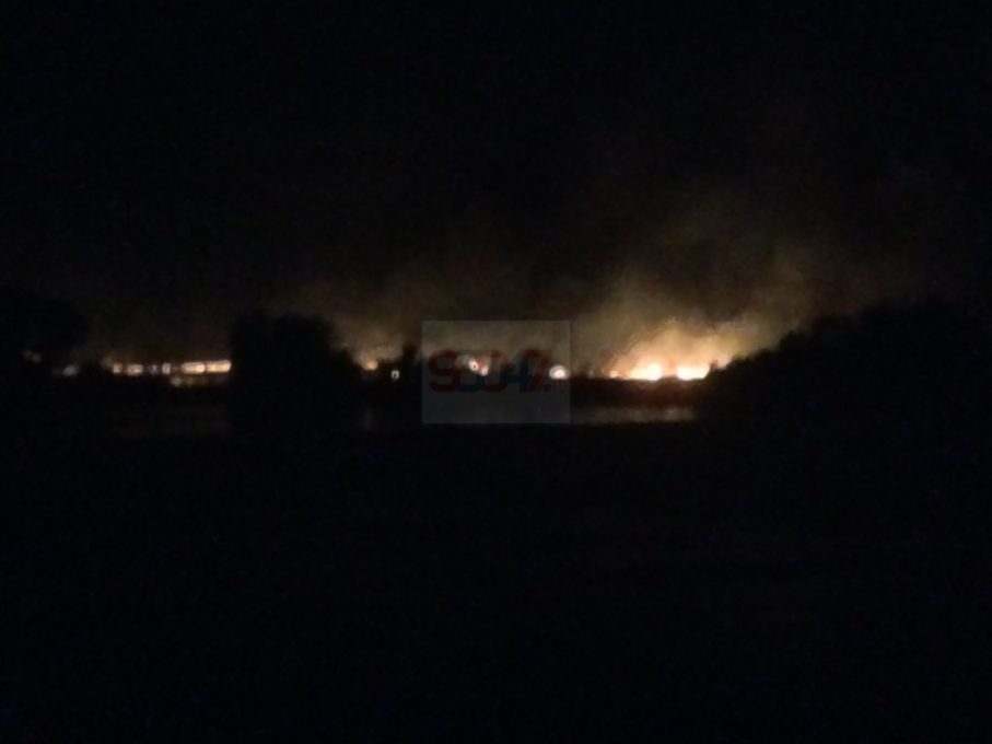 PATERNO': Vasto incendio sterpaglie alle Salinelle - (Foto e Video)