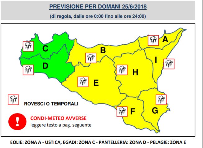 LA SETTIMANA INIZIA COL MALTEMPO: ALLERTA PER TEMPORALI