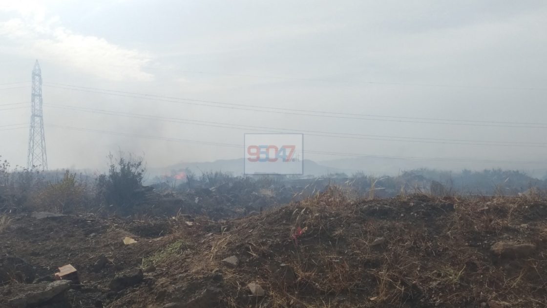 PATERNO': Ennesimo incendio di sterpaglie