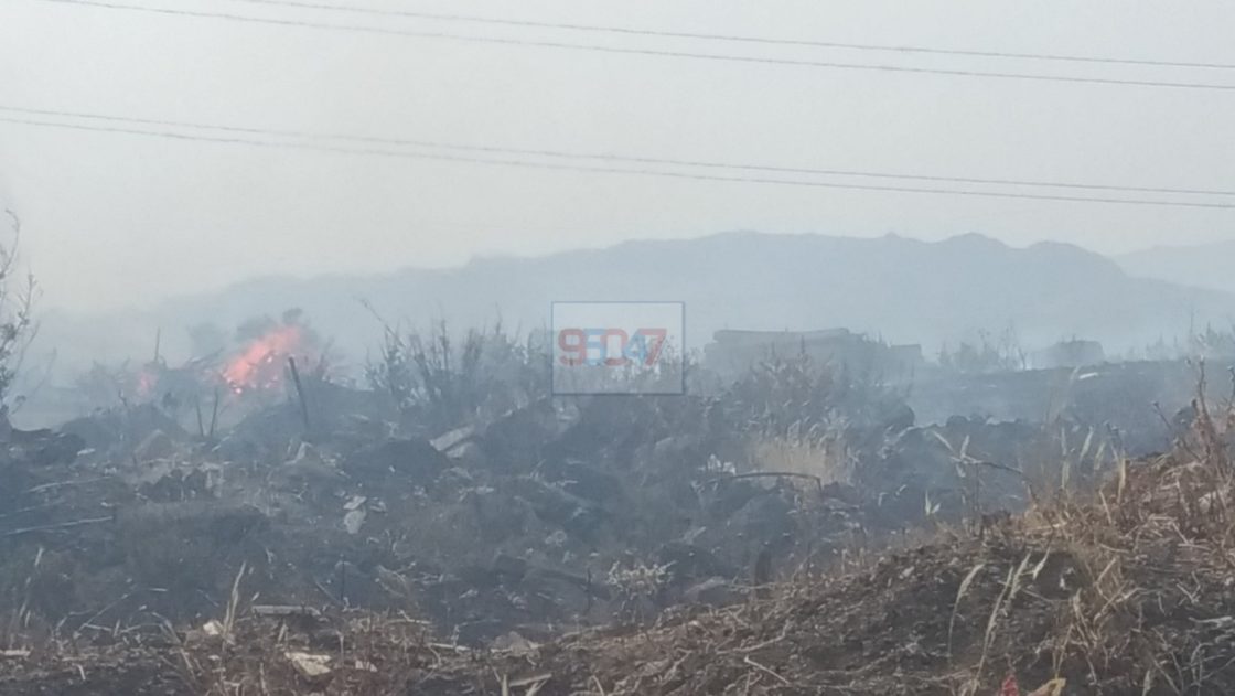 PATERNO': Ennesimo incendio di sterpaglie