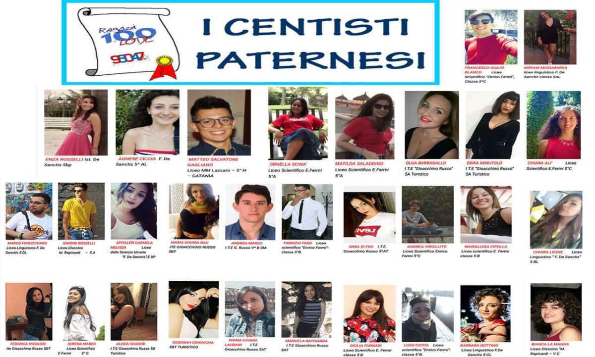 I CENTISTI 2018 - 