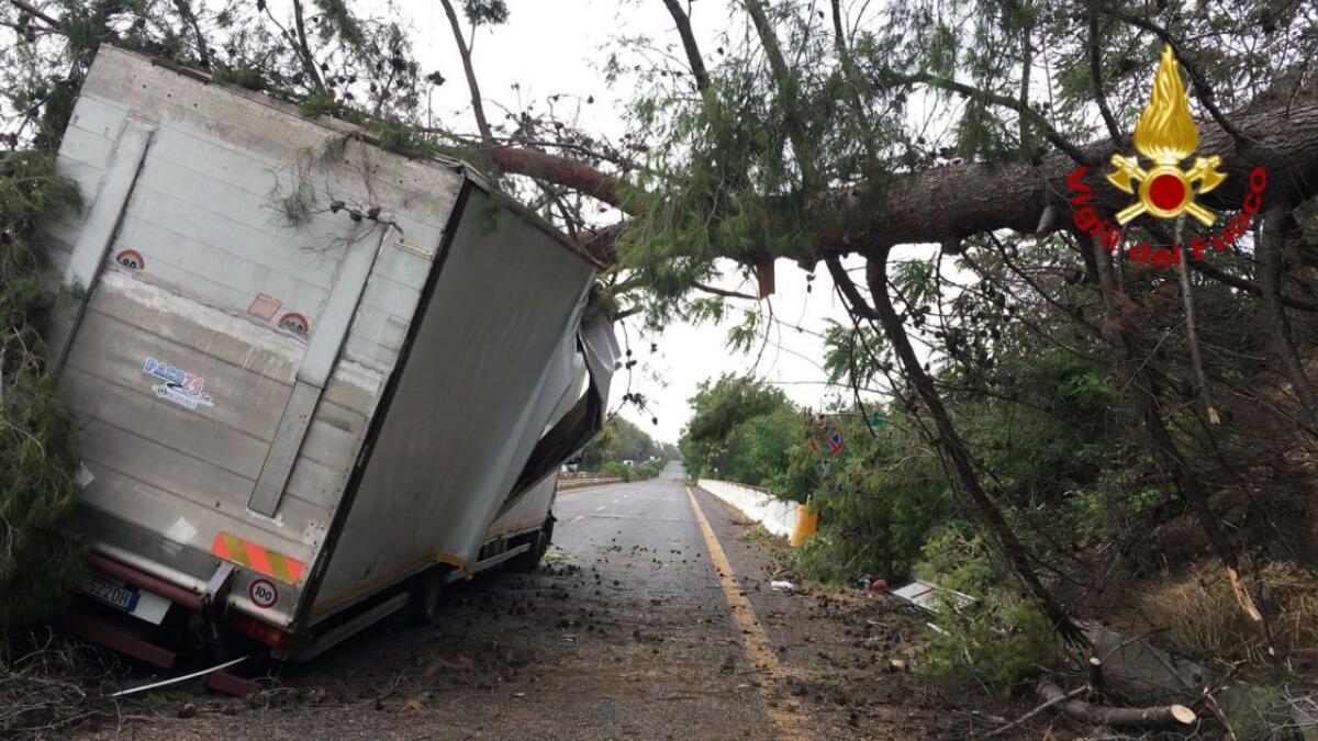 AUTOSTRADA A18 - ALBERI CADUTI IN CARREGGIATA, TRAFFICO BLOCCATO - 
