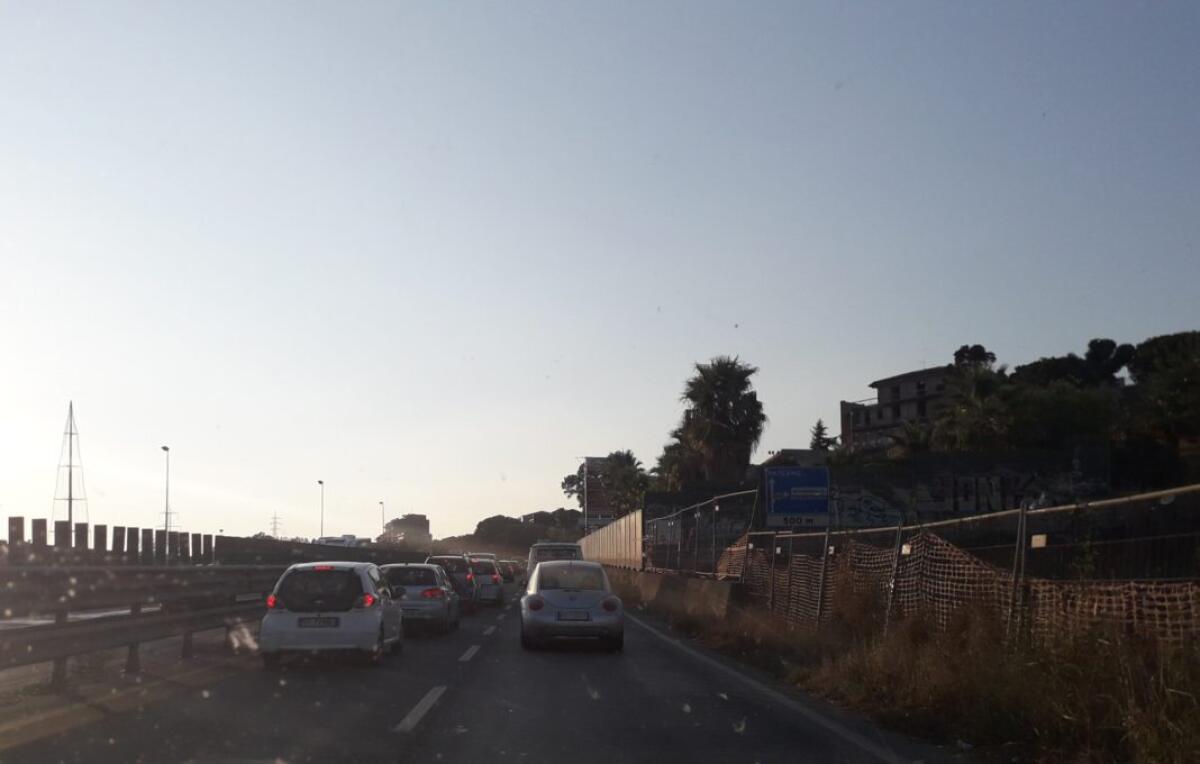 SS121 INCIDENTE NEI PRESSI DELLO SVINCOLO MISTERBIANCO - 