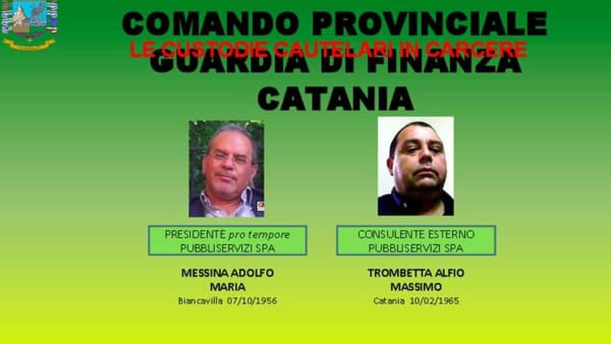 CATANIA: PUBBLISERVIZI CONDANNATI EX PRESIDENTE MESSINA E IL SUO CONSULENTE - 