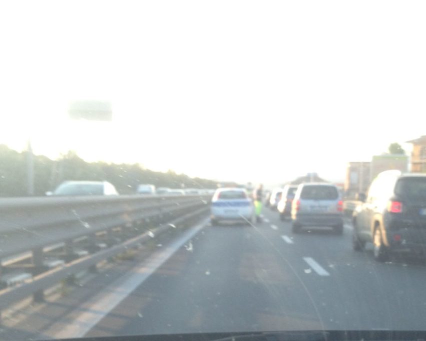 INCIDENTE AUTONOMO NEI PRESSI DELLO SVINCOLO MISTERBIANCO