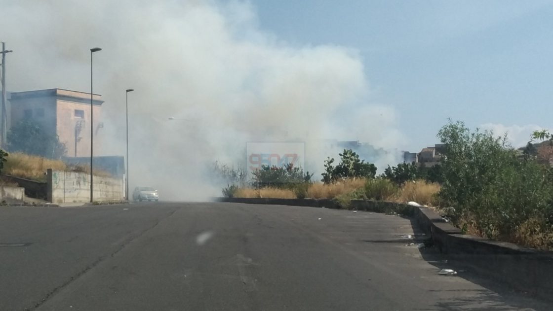 INCENDIO: ENNESIMO INCENDIO DI STERPAGLIE QUESTO POMERIGGIO