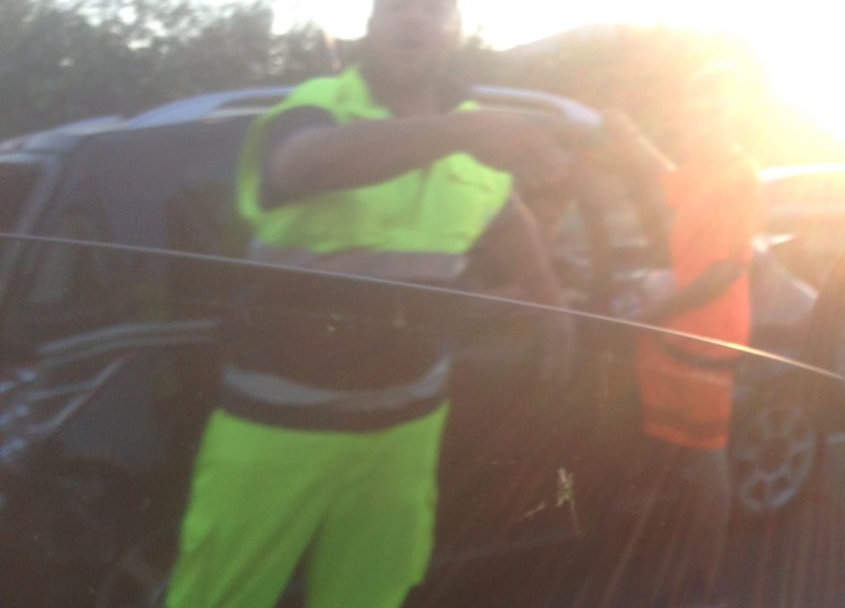 INCIDENTE AUTONOMO NEI PRESSI DELLO SVINCOLO MISTERBIANCO