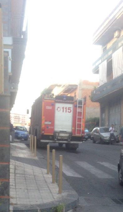 PATERNO': INTERVENTO DEI VIGILI DEL FUOCO PER UN INCENDIO DI STERPAGLIE