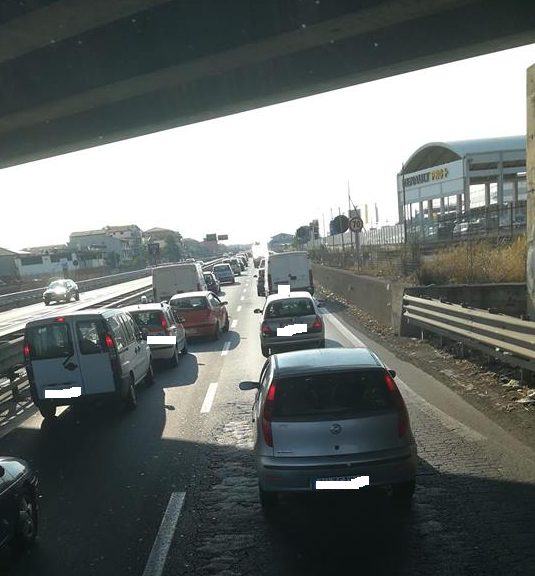 ANAS AL LAVORO SULLA SS121, LUNGHE CODE E TRAFFICO IN DIREZIONE CATANIA