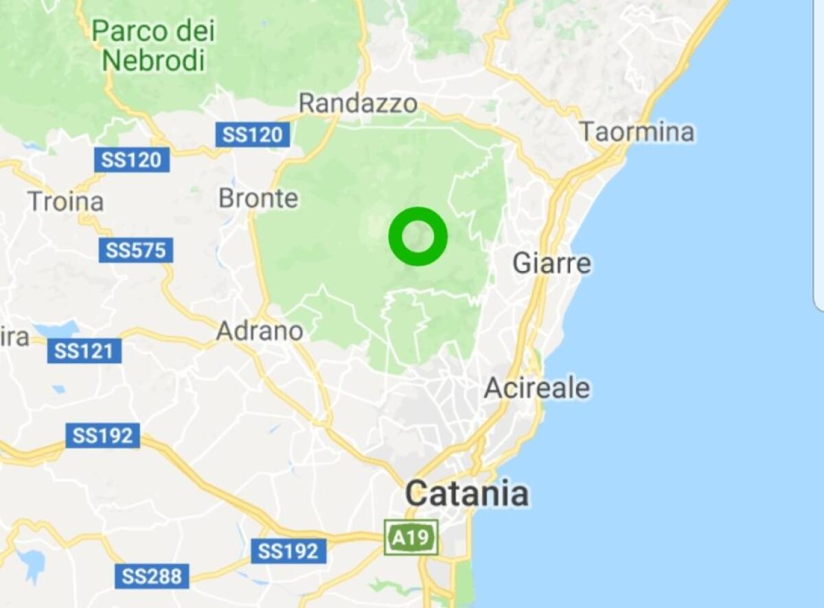 TERREMOTO DI MAGNITUDO ML 2.6, EPICENTRO MILO QUESTA NOTTE - 