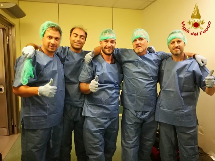 DITO NEL TRITACARNE, MEDICI CHIEDONO INTERVENTO DEI VIGILI DEL FUOCO ALL'OSPEDALE CANNIZZARO