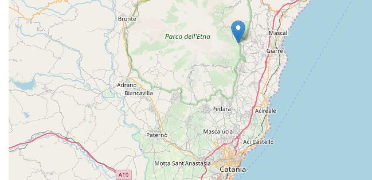 ETNA: SCIAME SISMICO IN CORSO CON BOATI AVVERTITA TRA GIARRE, MILO, MASCALI, ZAFFERANA – DATI INGV - 
