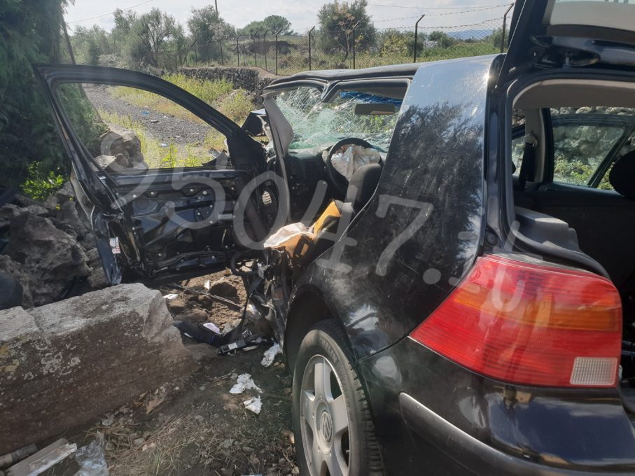 SANTA MARIA DI LICODIA: INCIDENTE AUTONOMO, INTERVENTO DELL'ELISOCCORSO