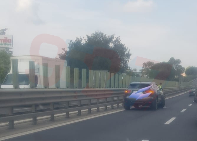 SS121 INCIDENTE NEI PRESSI DELLO SVINCOLO DI PIANO TAVOLA - LE FOTO