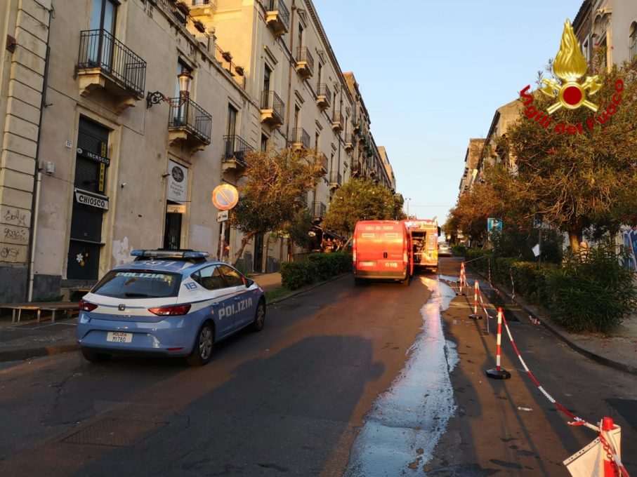 CATANIA: INCENDIO QUESTA MATTINA, IN UN RISTORANTE DI VIA SAN GIULIANO