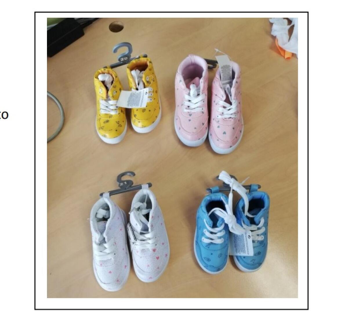 AUCHAN RITIRA SCARPE NTO COLORI E TAGLIE VARIE PER DIFETTO DI FABBRICAZIONE - 