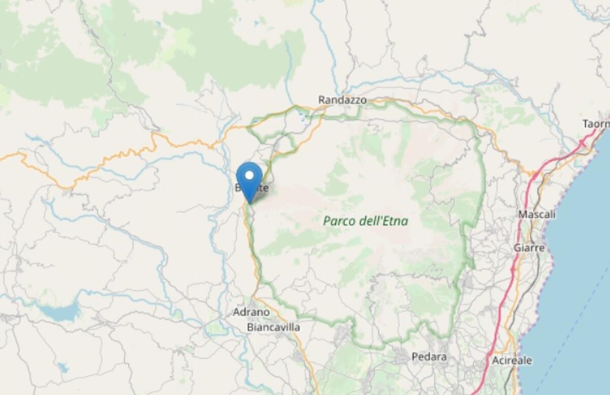 QUATTRO MICRO SCOSSE DI TERREMOTO CON EPICENTRO BRONTE - 