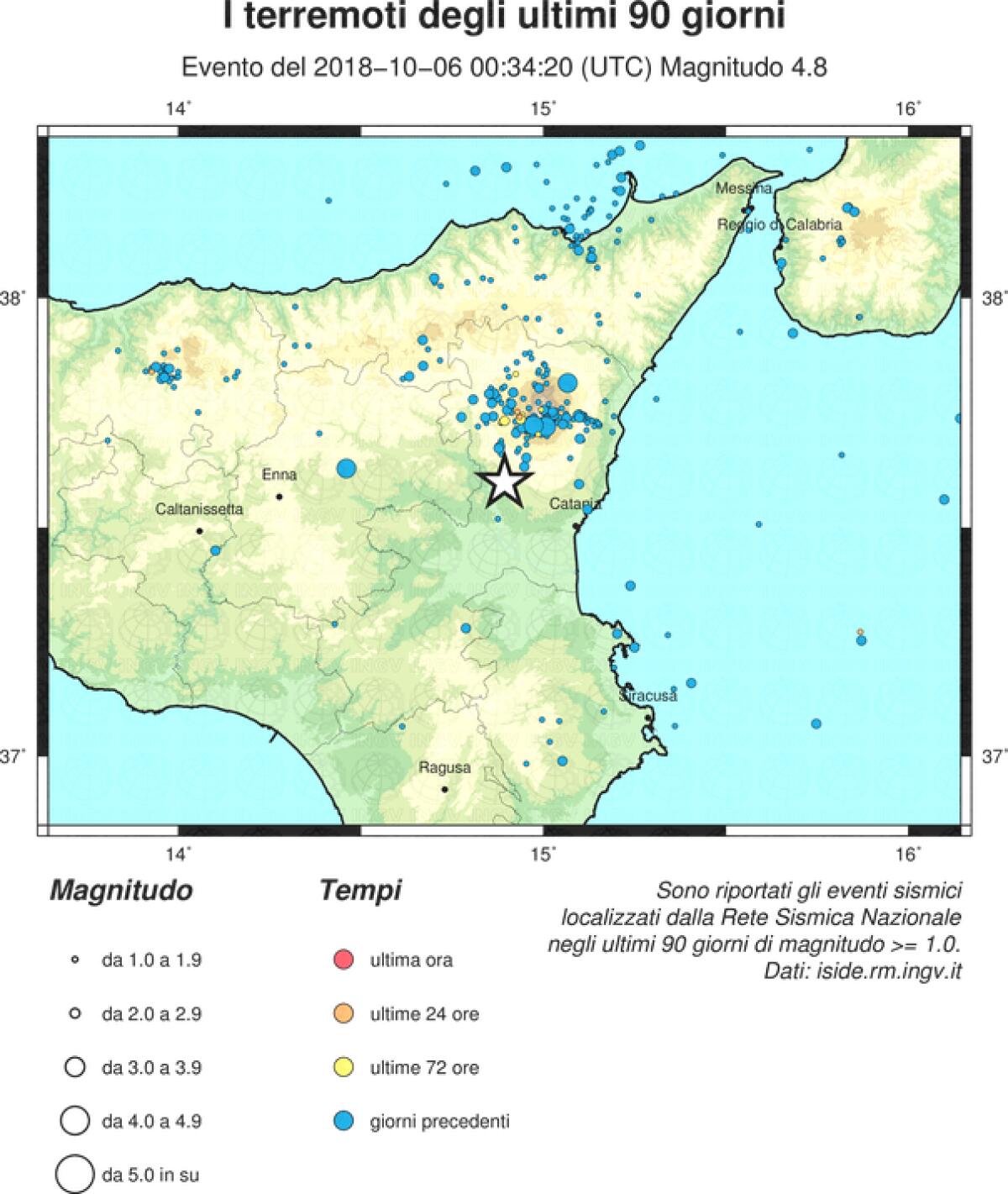 TERREMOTO: IL BOLLETTINO DELL'INGV - 