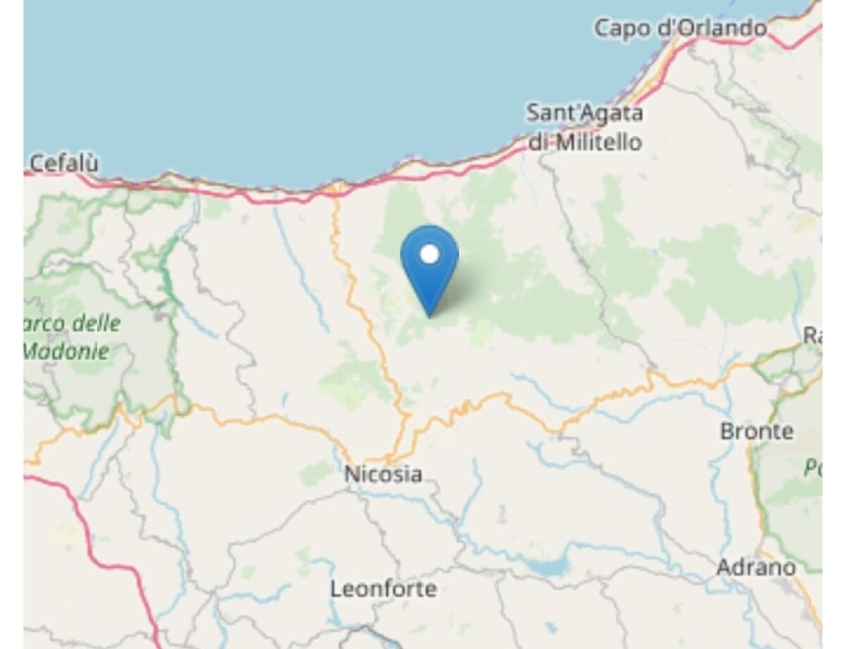 TERREMOTO MAGNITUDO 3.3 CON EPICENTRO CAPIZZI (ME) - 