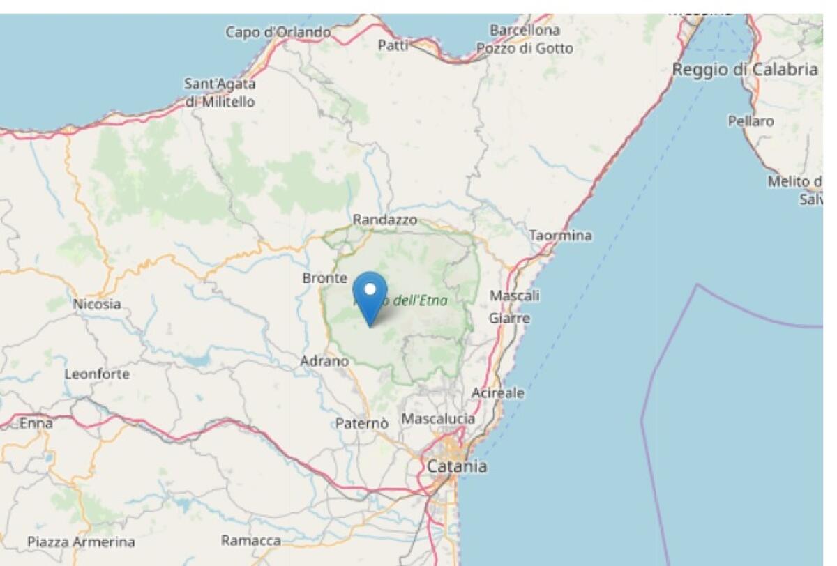 SCIAME SISMICO IN CORSO. 5 MICRO SCOSSE REGISTRATE DALLE ORE 07.00 - 