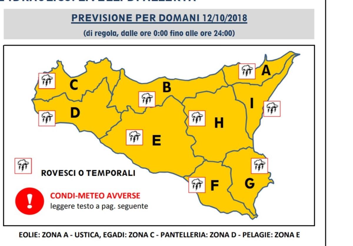 DOMANI ALLERTA ARANCIONE, A CATANIA SINDACO CHIUDE LE SCUOLE - 