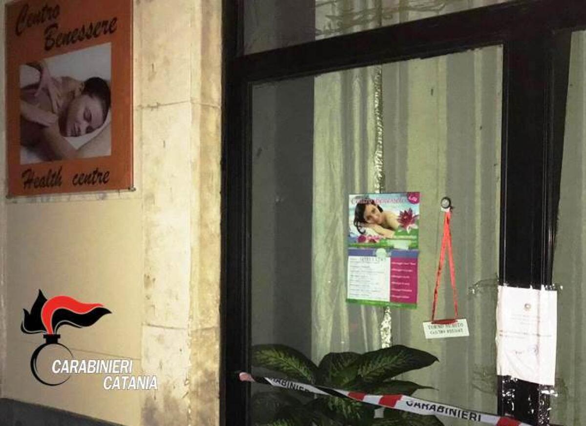 CATANIA: CENTRO MASSAGGI “HOT” SEQUESTRATO DAI CARABINIERI: DENUNCIATA LA TITOLARE DI ORIGINE CINESE. - 