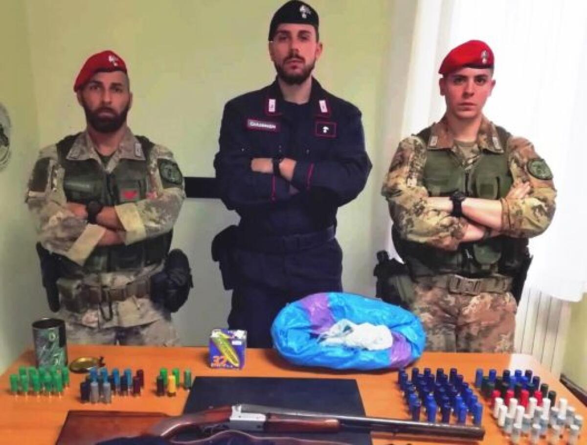 RAMACCA: TROVATO UN FUCILE RUBATO IN UN CASOLARE,  IN MANETTE 56ENNE - 