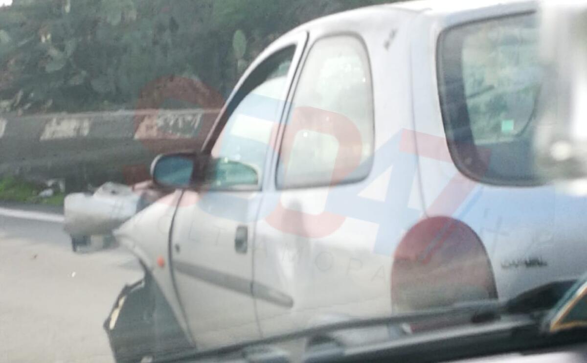 PATERNO': INCIDENTE SS121 IN DIREZIONE CATANIA - FOTO - 