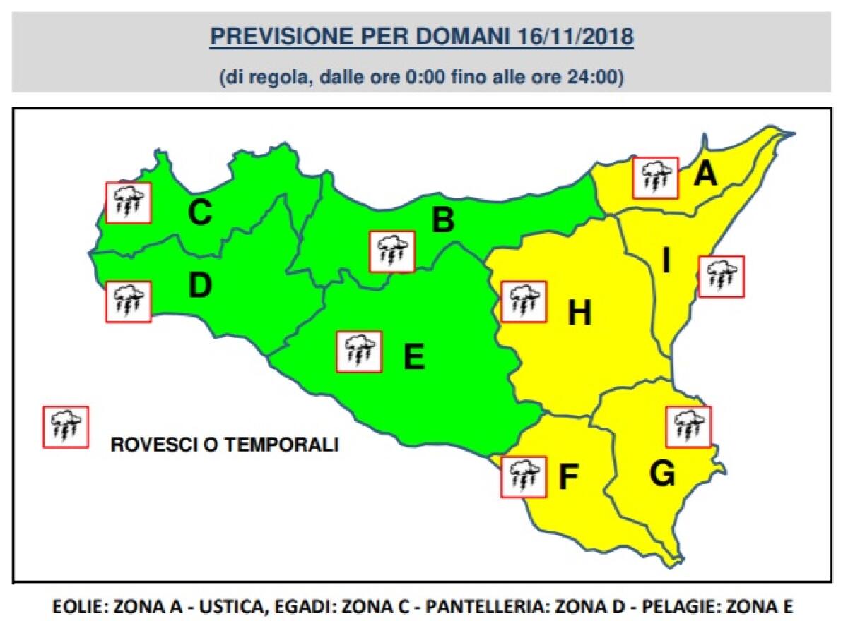 RITORNA IL MALTEMPO IN CITTÀ, DOMANI ALLERTA 'GIALLA' - 