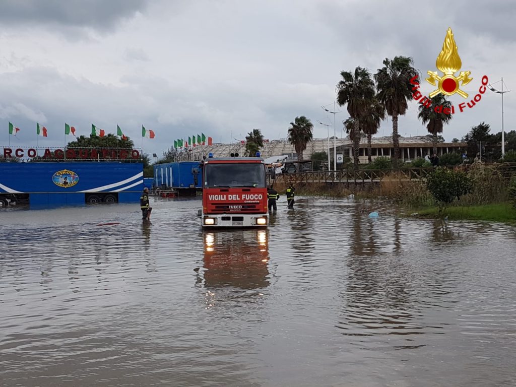 CATANIA: ALLAGATO IL CIRCO ACQUATICO, INTERVENTO DEI VIGILI DEL FUOCO
