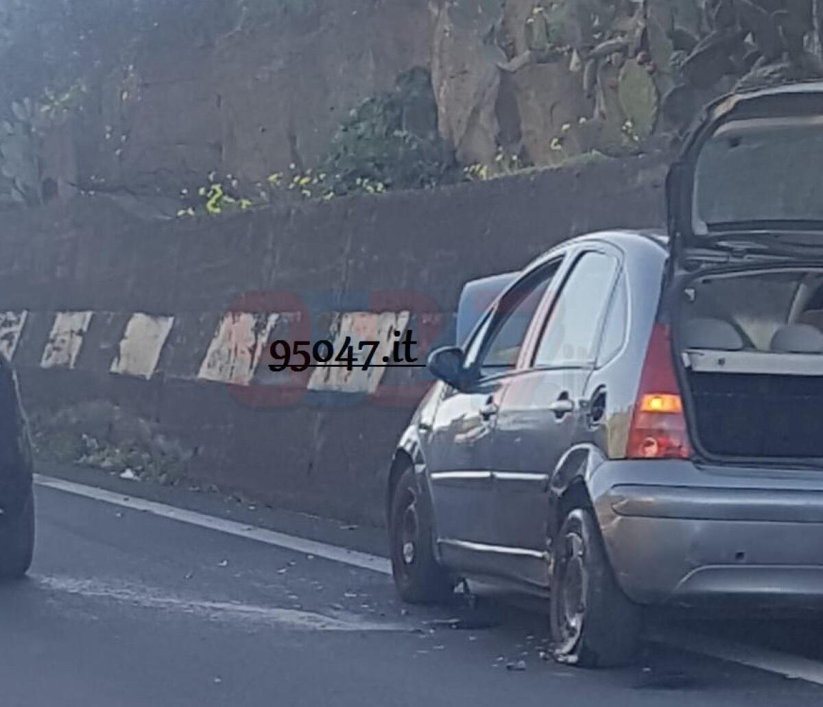 GRAVISSIMO INCIDENTE SULLA SS121, PATERNESE IN GRAVI CONDIZIONI - 