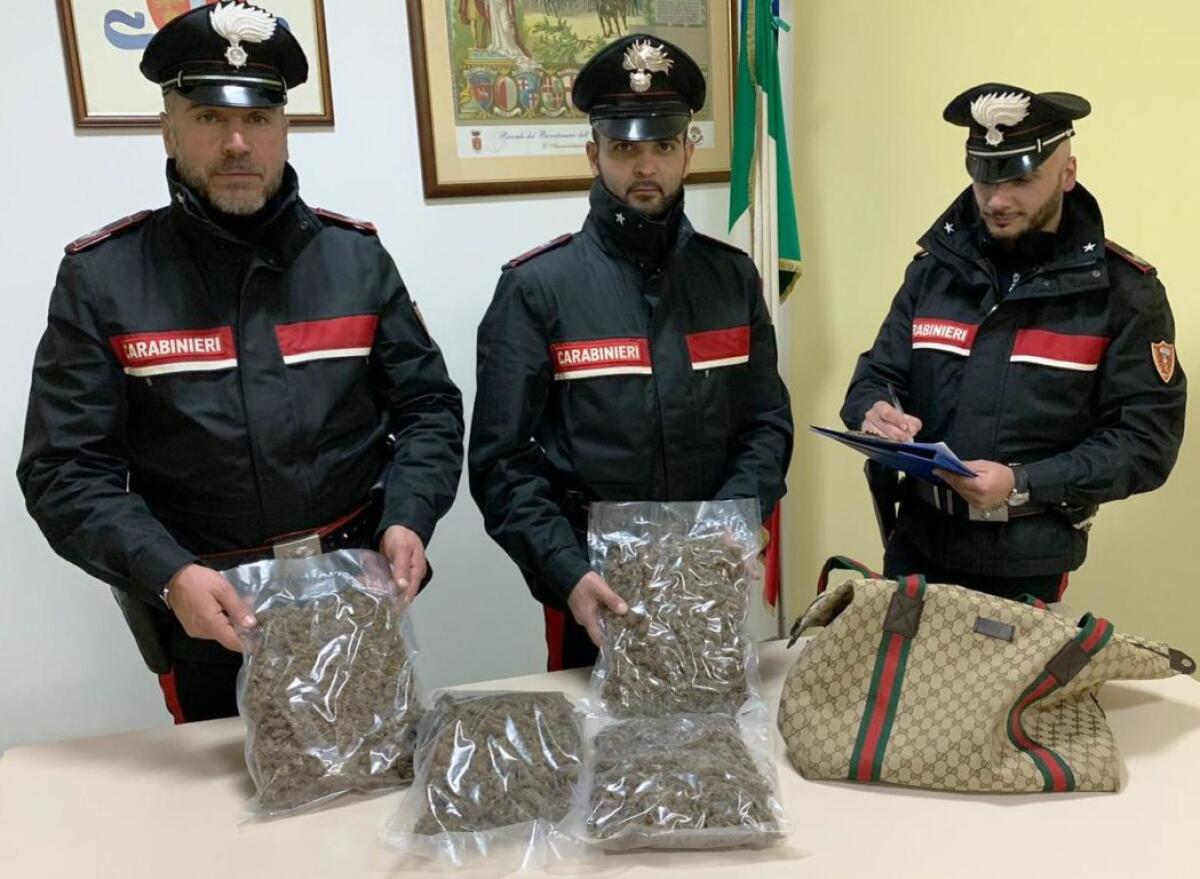 BRONTE: FIDANZATI-CORRIERI BLOCCATI CON 2 KG DI MARIJUANA IN AUTO: ARRESTATI E RINCHIUSI IN CARCERE. - 