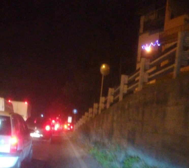 SS121 INCIDENTE STRADALE IN DIREZIONE PATERNO'