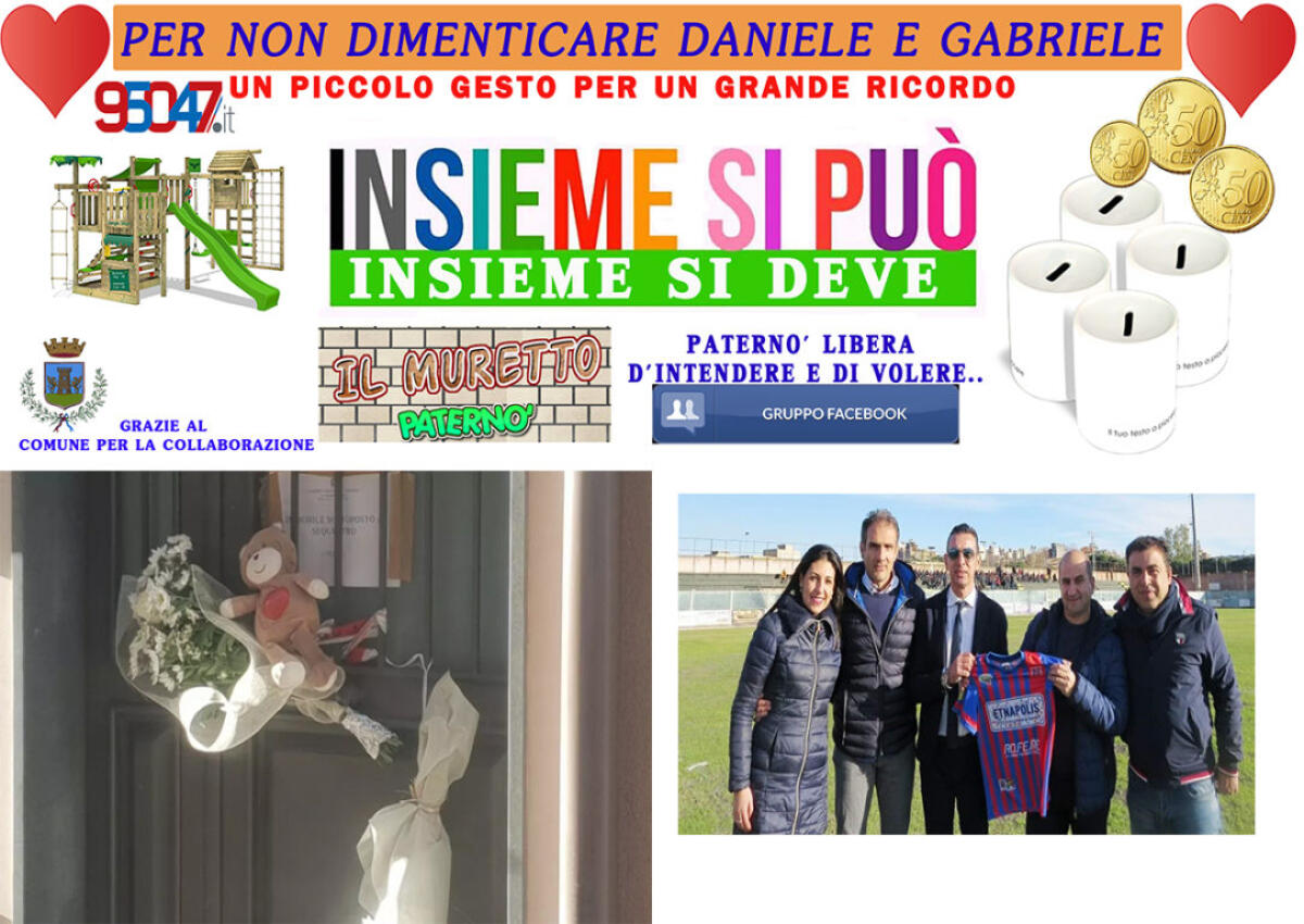 PATERNO’ A UN MESE DALLA TRAGEDIA, PER NON DIMENTICARE - 