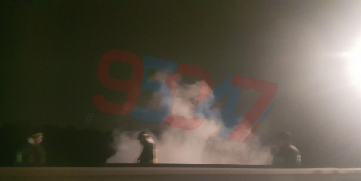 AUTO IN FIAMME SULLA SS121, LUNGHE FILE - 